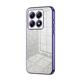 Gradient Glitter Powder Electroplated Phone Case, For Xiaomi Civi 5 Pro, For Xiaomi 15 Ultra, For Xiaomi Poco M7 Pro 5G, For Xiaomi 15 Pro, For Xiaomi 15, For Xiaomi 14T Pro