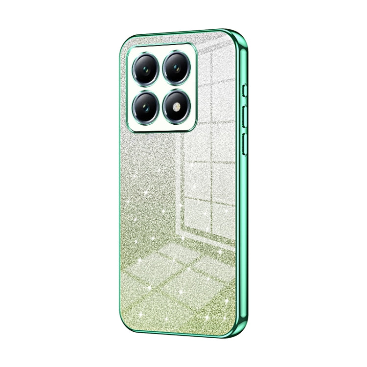 Gradient Glitter Powder Electroplated Phone Case, For Xiaomi Civi 5 Pro, For Xiaomi 15 Ultra, For Xiaomi Poco M7 Pro 5G, For Xiaomi 15 Pro, For Xiaomi 15, For Xiaomi 14T Pro