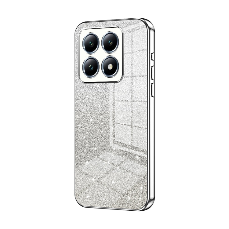 Gradient Glitter Powder Electroplated Phone Case, For Xiaomi Civi 5 Pro, For Xiaomi 15 Ultra, For Xiaomi Poco M7 Pro 5G, For Xiaomi 15 Pro, For Xiaomi 15, For Xiaomi 14T Pro