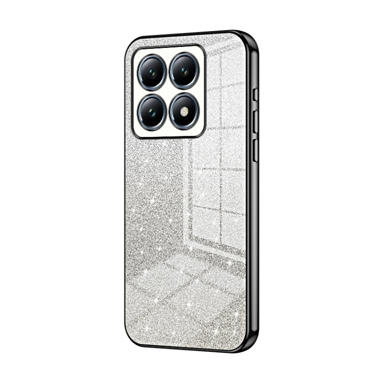 Gradient Glitter Powder Electroplated Phone Case, For Xiaomi Civi 5 Pro, For Xiaomi 15 Ultra, For Xiaomi Poco M7 Pro 5G, For Xiaomi 15 Pro, For Xiaomi 15, For Xiaomi 14T Pro