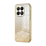 Gradient Glitter Powder Electroplated Phone Case, For Xiaomi 17 Ultra, For Xiaomi 17 Pro Max, For Xiaomi 17 Pro, For Xiaomi 17, For Xiaomi 15T Pro, For Xiaomi 15T
