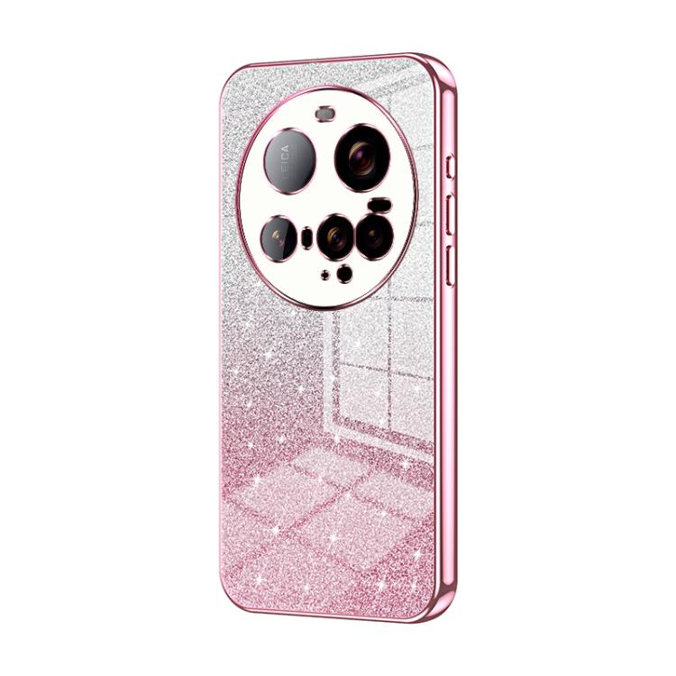 Gradient Glitter Powder Electroplated Phone Case, For Xiaomi Civi 5 Pro, For Xiaomi 15 Ultra, For Xiaomi Poco M7 Pro 5G, For Xiaomi 15 Pro, For Xiaomi 15, For Xiaomi 14T Pro