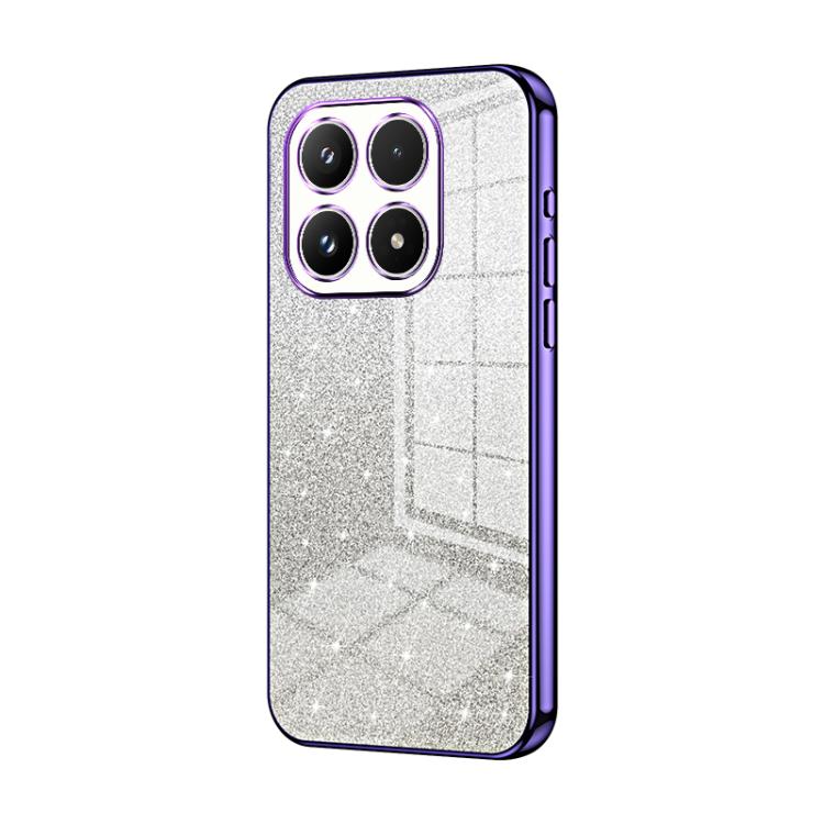 Gradient Glitter Powder Electroplated Phone Case, For Xiaomi 17 Ultra, For Xiaomi 17 Pro Max, For Xiaomi 17 Pro, For Xiaomi 17, For Xiaomi 15T Pro, For Xiaomi 15T