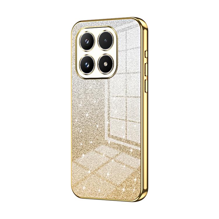 Gradient Glitter Powder Electroplated Phone Case, For Xiaomi 17 Ultra, For Xiaomi 17 Pro Max, For Xiaomi 17 Pro, For Xiaomi 17, For Xiaomi 15T Pro, For Xiaomi 15T