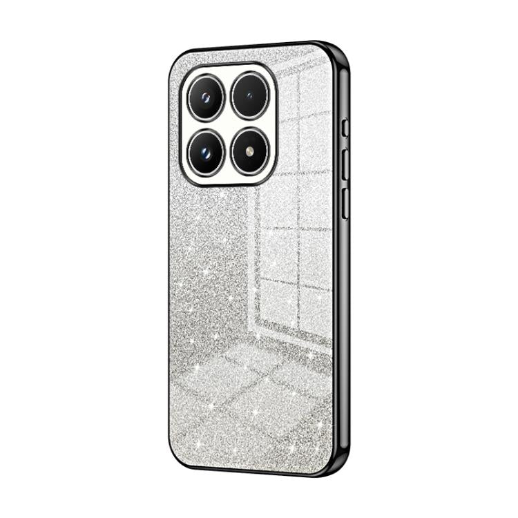 Gradient Glitter Powder Electroplated Phone Case, For Xiaomi 17 Ultra, For Xiaomi 17 Pro Max, For Xiaomi 17 Pro, For Xiaomi 17, For Xiaomi 15T Pro, For Xiaomi 15T