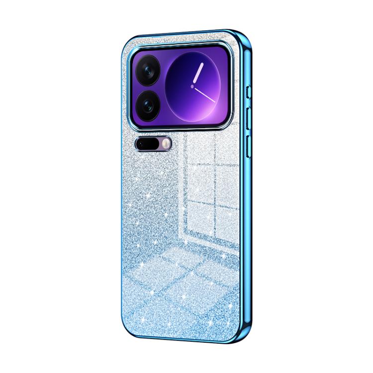 Gradient Glitter Powder Electroplated Phone Case, For Xiaomi 17 Ultra, For Xiaomi 17 Pro Max, For Xiaomi 17 Pro, For Xiaomi 17, For Xiaomi 15T Pro, For Xiaomi 15T