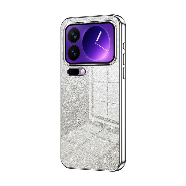 Gradient Glitter Powder Electroplated Phone Case, For Xiaomi 17 Ultra, For Xiaomi 17 Pro Max, For Xiaomi 17 Pro, For Xiaomi 17, For Xiaomi 15T Pro, For Xiaomi 15T
