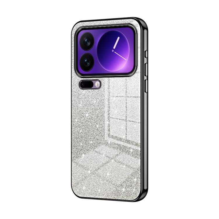 Gradient Glitter Powder Electroplated Phone Case, For Xiaomi 17 Ultra, For Xiaomi 17 Pro Max, For Xiaomi 17 Pro, For Xiaomi 17, For Xiaomi 15T Pro, For Xiaomi 15T