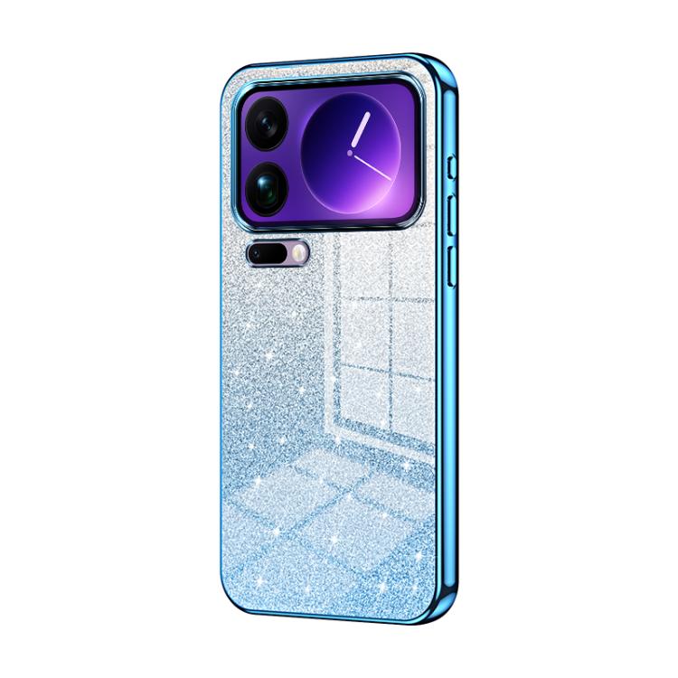 Gradient Glitter Powder Electroplated Phone Case, For Xiaomi 17 Ultra, For Xiaomi 17 Pro Max, For Xiaomi 17 Pro, For Xiaomi 17, For Xiaomi 15T Pro, For Xiaomi 15T
