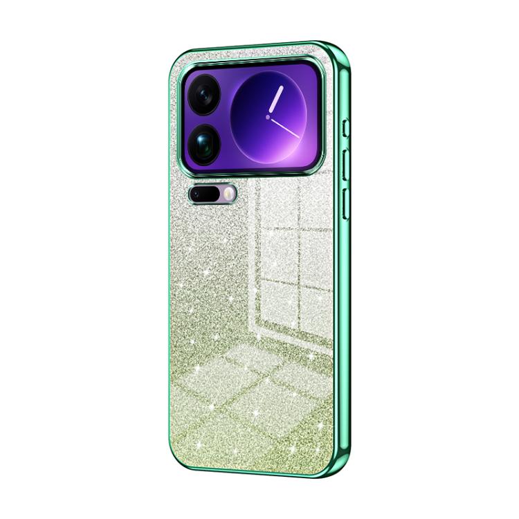 Gradient Glitter Powder Electroplated Phone Case, For Xiaomi 17 Ultra, For Xiaomi 17 Pro Max, For Xiaomi 17 Pro, For Xiaomi 17, For Xiaomi 15T Pro, For Xiaomi 15T