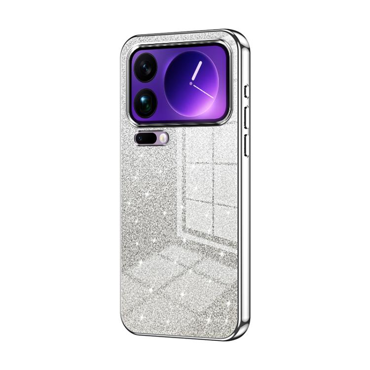 Gradient Glitter Powder Electroplated Phone Case, For Xiaomi 17 Ultra, For Xiaomi 17 Pro Max, For Xiaomi 17 Pro, For Xiaomi 17, For Xiaomi 15T Pro, For Xiaomi 15T