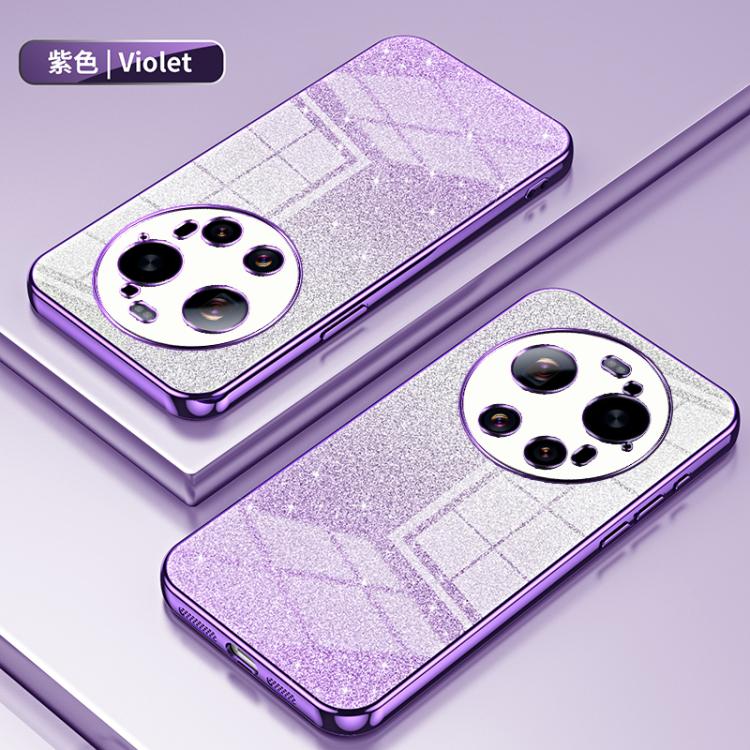 Gradient Glitter Powder Electroplated Phone Case, For Xiaomi 17 Ultra, For Xiaomi 17 Pro Max, For Xiaomi 17 Pro, For Xiaomi 17, For Xiaomi 15T Pro, For Xiaomi 15T
