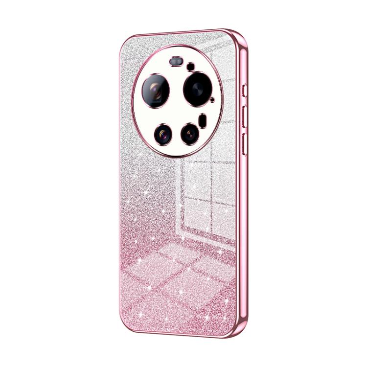 Gradient Glitter Powder Electroplated Phone Case, For Xiaomi 17 Ultra, For Xiaomi 17 Pro Max, For Xiaomi 17 Pro, For Xiaomi 17, For Xiaomi 15T Pro, For Xiaomi 15T