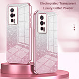 Gradient Glitter Powder Electroplated Phone Case, For Xiaomi 17 Ultra, For Xiaomi 17 Pro Max, For Xiaomi 17 Pro, For Xiaomi 17, For Xiaomi 15T Pro, For Xiaomi 15T