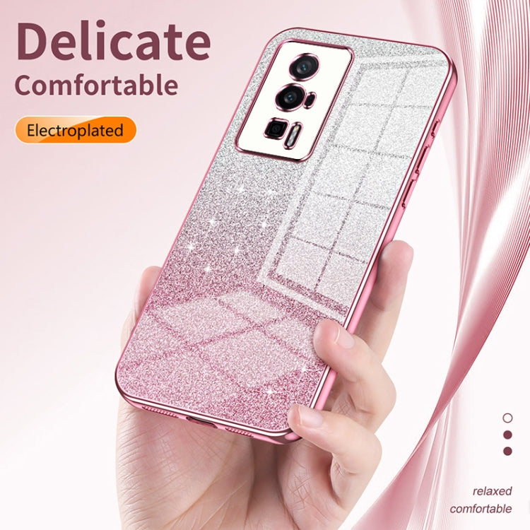 Gradient Glitter Powder Electroplated Phone Case, For Xiaomi 14T, For Xiaomi 14 Ultra, For Xiaomi 14 Pro, For Xiaomi 14, For Xiaomi 13 Ultra, For Xiaomi Civi 3
