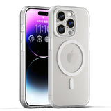 MagSafe Frosted Translucent TPU + PC Full Coverage Phone Case, For iPhone 15, For iPhone 14 Plus, For iPhone 14, For iPhone 14 Pro, For iPhone 14 Pro Max