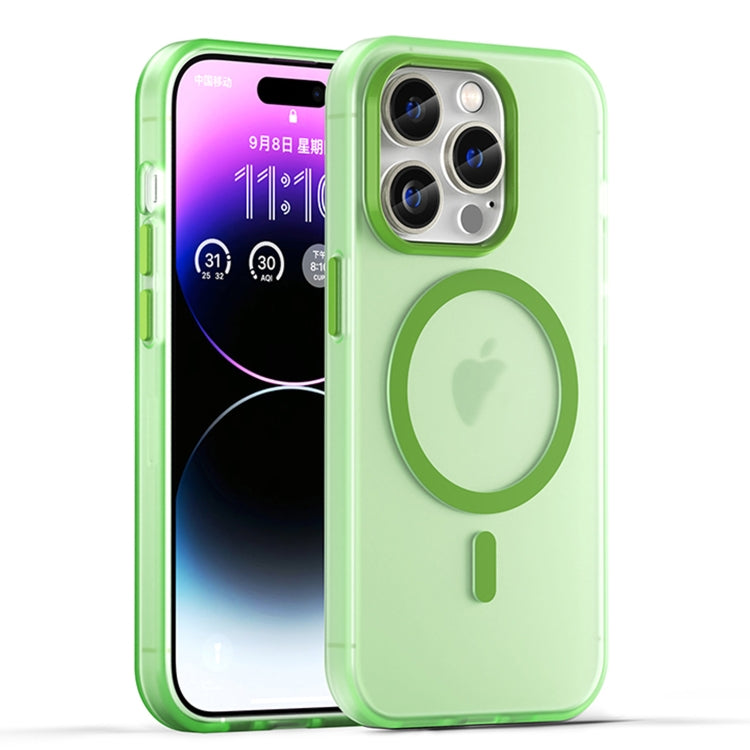 MagSafe Frosted Translucent TPU + PC Full Coverage Phone Case, For iPhone 15, For iPhone 14 Plus, For iPhone 14, For iPhone 14 Pro, For iPhone 14 Pro Max