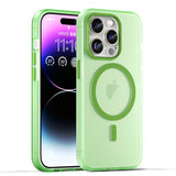 MagSafe Frosted Translucent TPU + PC Full Coverage Phone Case, For iPhone 15, For iPhone 14 Plus, For iPhone 14, For iPhone 14 Pro, For iPhone 14 Pro Max