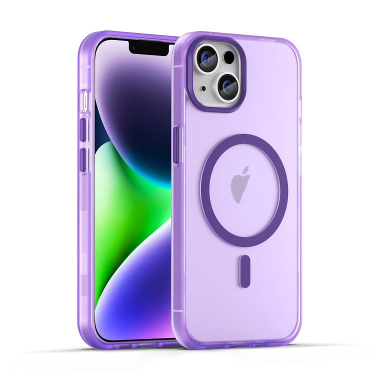 MagSafe Frosted Translucent TPU + PC Full Coverage Phone Case, For iPhone 15, For iPhone 14 Plus, For iPhone 14, For iPhone 14 Pro, For iPhone 14 Pro Max