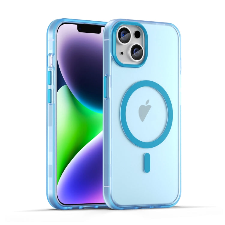 MagSafe Frosted Translucent TPU + PC Full Coverage Phone Case, For iPhone 15, For iPhone 14 Plus, For iPhone 14, For iPhone 14 Pro, For iPhone 14 Pro Max