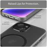 MagSafe Frosted Translucent TPU + PC Full Coverage Phone Case, For iPhone 15, For iPhone 14 Plus, For iPhone 14, For iPhone 14 Pro, For iPhone 14 Pro Max
