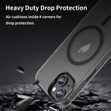 MagSafe Frosted Translucent TPU + PC Full Coverage Phone Case, For iPhone 15, For iPhone 14 Plus, For iPhone 14, For iPhone 14 Pro, For iPhone 14 Pro Max
