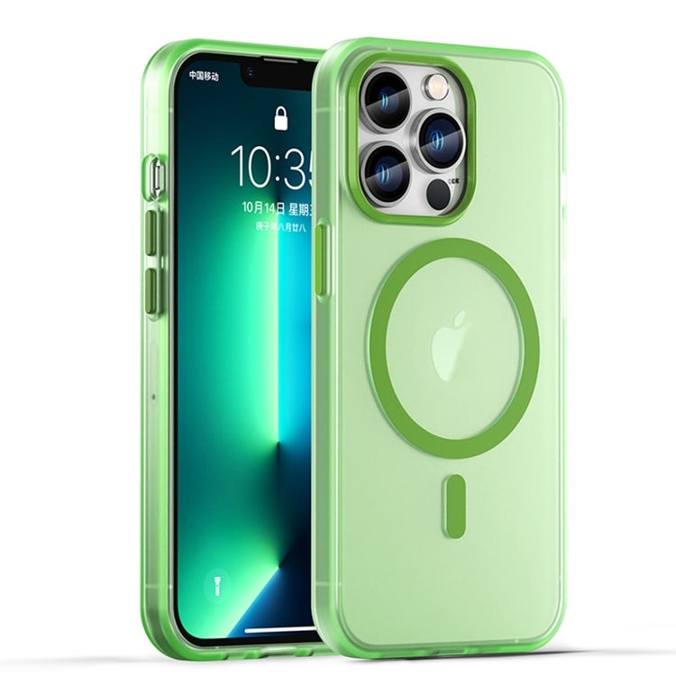 MagSafe Frosted Translucent TPU + PC Full Coverage Phone Case, For iPhone 14 Pro Max, For iPhone SE 2022 / 2020 / 8, For iPhone 13 Pro Max, For iPhone 13 Pro, For iPhone 13