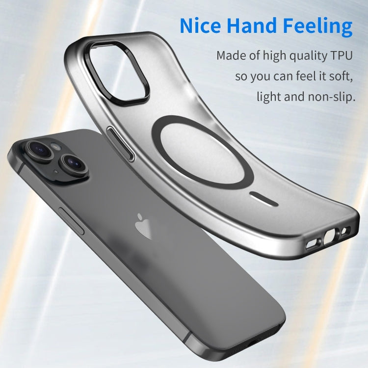 MagSafe Frosted Translucent TPU + PC Full Coverage Phone Case, For iPhone 16 Plus, For iPhone 16, For iPhone 15 Pro Max, For iPhone 15 Pro, For iPhone 15 Plus