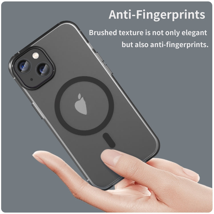 MagSafe Frosted Translucent TPU + PC Full Coverage Phone Case, For iPhone 16 Plus, For iPhone 16, For iPhone 15 Pro Max, For iPhone 15 Pro, For iPhone 15 Plus