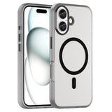MagSafe Frosted Translucent TPU + PC Full Coverage Phone Case, For iPhone 16 Plus, For iPhone 16, For iPhone 15 Pro Max, For iPhone 15 Pro, For iPhone 15 Plus
