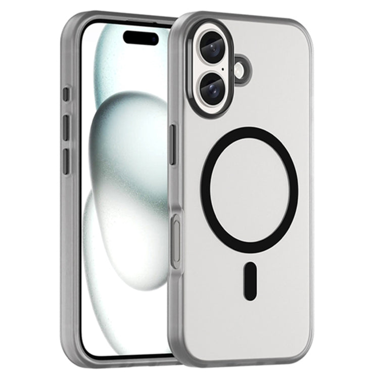 MagSafe Frosted Translucent TPU + PC Full Coverage Phone Case, For iPhone 16 Plus, For iPhone 16, For iPhone 15 Pro Max, For iPhone 15 Pro, For iPhone 15 Plus
