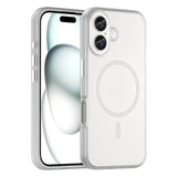 MagSafe Frosted Translucent TPU + PC Full Coverage Phone Case, For iPhone 16 Plus, For iPhone 16, For iPhone 15 Pro Max, For iPhone 15 Pro, For iPhone 15 Plus