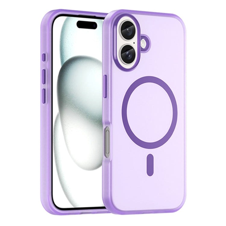 MagSafe Frosted Translucent TPU + PC Full Coverage Phone Case, For iPhone 16 Plus, For iPhone 16, For iPhone 15 Pro Max, For iPhone 15 Pro, For iPhone 15 Plus