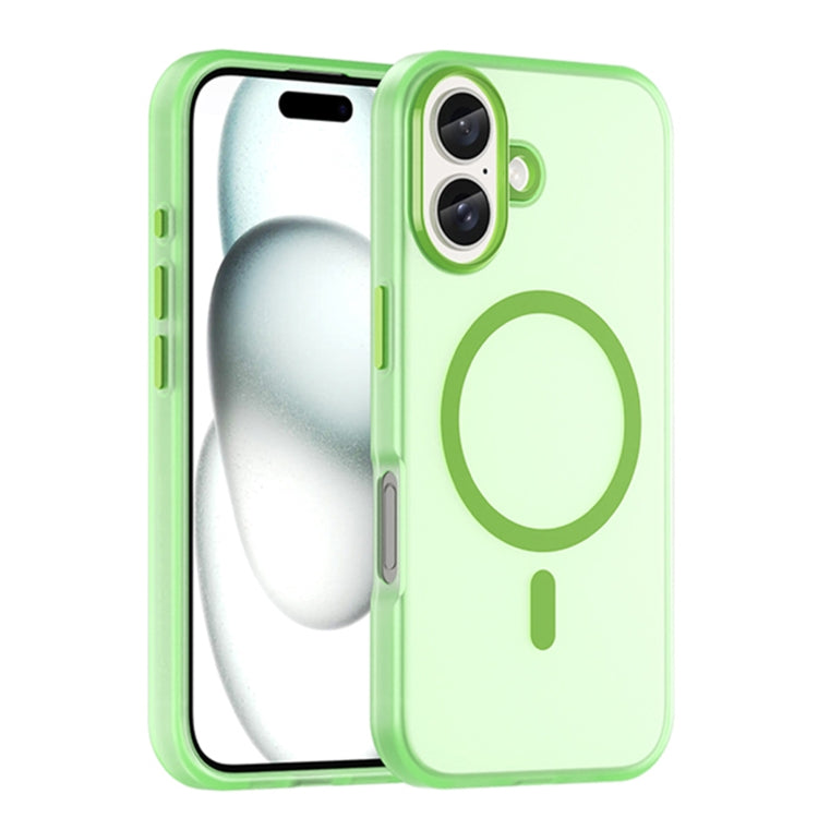 MagSafe Frosted Translucent TPU + PC Full Coverage Phone Case, For iPhone 16 Plus, For iPhone 16, For iPhone 15 Pro Max, For iPhone 15 Pro, For iPhone 15 Plus