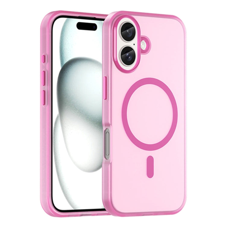 MagSafe Frosted Translucent TPU + PC Full Coverage Phone Case, For iPhone 16 Plus, For iPhone 16, For iPhone 15 Pro Max, For iPhone 15 Pro, For iPhone 15 Plus