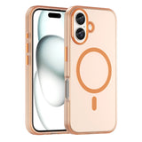 MagSafe Frosted Translucent TPU + PC Full Coverage Phone Case, For iPhone 16 Plus, For iPhone 16, For iPhone 15 Pro Max, For iPhone 15 Pro, For iPhone 15 Plus