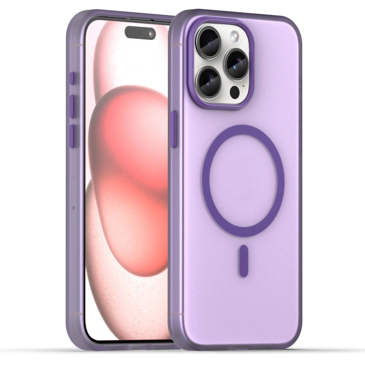 MagSafe Frosted Translucent TPU + PC Full Coverage Phone Case, For iPhone 16 Pro, For iPhone 16 Plus, For iPhone 16, For iPhone 15 Pro Max, For iPhone 15 Pro