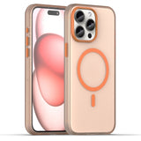 MagSafe Frosted Translucent TPU + PC Full Coverage Phone Case, For iPhone 16 Pro, For iPhone 16 Plus, For iPhone 16, For iPhone 15 Pro Max, For iPhone 15 Pro