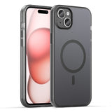 MagSafe Frosted Translucent TPU + PC Full Coverage Phone Case, For iPhone 15 Plus, For iPhone 15, For iPhone 14 Plus, For iPhone 14, For iPhone 14 Pro