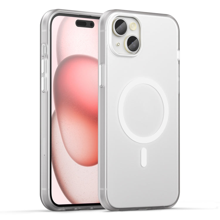 MagSafe Frosted Translucent TPU + PC Full Coverage Phone Case, For iPhone 15 Plus, For iPhone 15, For iPhone 14 Plus, For iPhone 14, For iPhone 14 Pro