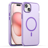 MagSafe Frosted Translucent TPU + PC Full Coverage Phone Case, For iPhone 15 Plus, For iPhone 15, For iPhone 14 Plus, For iPhone 14, For iPhone 14 Pro