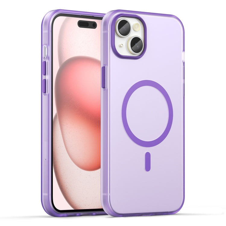 MagSafe Frosted Translucent TPU + PC Full Coverage Phone Case, For iPhone 15 Plus, For iPhone 15, For iPhone 14 Plus, For iPhone 14, For iPhone 14 Pro