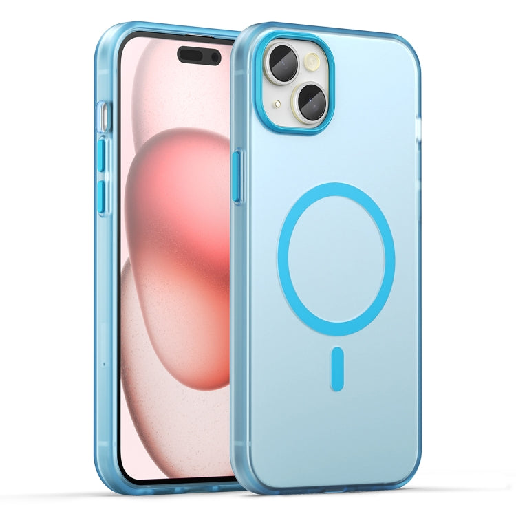 MagSafe Frosted Translucent TPU + PC Full Coverage Phone Case, For iPhone 15 Plus, For iPhone 15, For iPhone 14 Plus, For iPhone 14, For iPhone 14 Pro