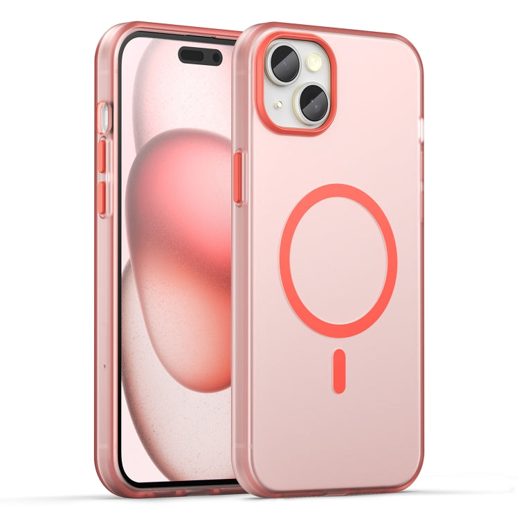 MagSafe Frosted Translucent TPU + PC Full Coverage Phone Case, For iPhone 15 Plus, For iPhone 15, For iPhone 14 Plus, For iPhone 14, For iPhone 14 Pro