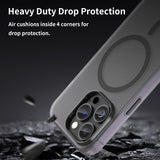 MagSafe Frosted Translucent TPU + PC Full Coverage Phone Case, For iPhone 14 Pro Max, For iPhone SE 2022 / 2020 / 8, For iPhone 13 Pro Max, For iPhone 13 Pro, For iPhone 13
