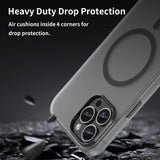MagSafe Frosted Translucent TPU + PC Full Coverage Phone Case, For iPhone 12 Pro Max, For iPhone 12 Pro, For iPhone 11 Pro Max, For iPhone 11, For iPhone 11 Pro