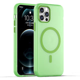 MagSafe Frosted Translucent TPU + PC Full Coverage Phone Case, For iPhone 12 Pro Max, For iPhone 12 Pro, For iPhone 11 Pro Max, For iPhone 11, For iPhone 11 Pro
