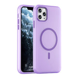 MagSafe Frosted Translucent TPU + PC Full Coverage Phone Case, For iPhone 12 Pro Max, For iPhone 12 Pro, For iPhone 11 Pro Max, For iPhone 11, For iPhone 11 Pro