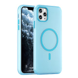 MagSafe Frosted Translucent TPU + PC Full Coverage Phone Case, For iPhone 12 Pro Max, For iPhone 12 Pro, For iPhone 11 Pro Max, For iPhone 11, For iPhone 11 Pro