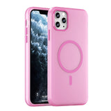 MagSafe Frosted Translucent TPU + PC Full Coverage Phone Case, For iPhone 12 Pro Max, For iPhone 12 Pro, For iPhone 11 Pro Max, For iPhone 11, For iPhone 11 Pro